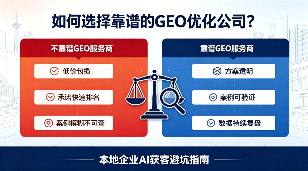 广州如何选择靠谱的GEO优化公司？本地企业AI获客避坑指南